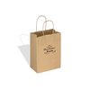 View Image 1 of 1 of DONT USE Ribbed Kraft Bag Brown