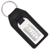 View Image 1 of 1 of Gilt Plated & Leather Keyring - Enamelled - Large