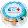 View Image 1 of 4 of DISC Maxi Round Sweet Pot - Retro Sweets