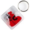 View Image 1 of 1 of DISC Aqua Keyfob - Square