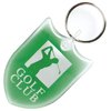 View Image 1 of 1 of DISC Aqua Keyfob - Shield