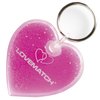 View Image 1 of 1 of DISC Aqua Keyfob - Heart