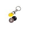 View Image 1 of 1 of DISC Plastic Trolley Token Keyring