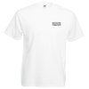 View Image 1 of 1 of SUSP TIL SEPT Fruit Of The Loom Value Weight T-Shirt - White - 2 Day