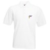 View Image 1 of 1 of DISC Fruit of the Loom Polo Shirt - White - 2 day