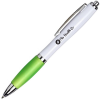 View Image 1 of 6 of Curvy Pen - White - Printed