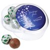View Image 1 of 3 of DISC Maxi Round Sweet Pot - Chocolate Foil Balls - Christmas