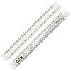 View Image 1 of 1 of Recycled 300-mm Oval Scale Rule