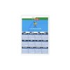 View Image 1 of 1 of DISC Recycled Drink Bottle Calendar Magnet - Portrait