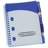 View Image 1 of 2 of DISC File-a-way Notebook & Curvy Pen