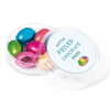 View Image 1 of 1 of DISC Maxi Round Sweet Pot - Chocolate Foil Eggs