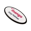 View Image 1 of 1 of DISC Oval ID Badges - 56 x 26mm