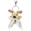 View Image 1 of 1 of Dog Keyring with Bow - Beige