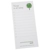 View Image 1 of 1 of DISC Slimline Recycled 25 Sheet Notepad - Green Design 1