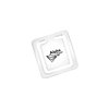 View Image 1 of 1 of Nickel Plated Square Bookmark