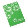 View Image 1 of 3 of A7 Notepad with Printed Cover - Spiro Design