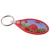 View Image 1 of 3 of DISC Racer Keyring - Oval