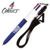 View Image 1 of 7 of BIC® 4 Colours Pen with Lanyard