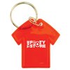 View Image 1 of 4 of DISC Shaped Keyring - T-Shirt