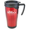 View Image 1 of 3 of Dali Metal Vacuum Insulated Travel Mug - Colours