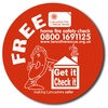 View Image 1 of 1 of Promotional Stickers - Round (75 mm - 100 mm)