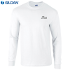 View Image 1 of 1 of Gildan Ultra T-Shirt - Long Sleeve - White