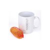 View Image 1 of 1 of DISC Cambridge Mug - White - Chocolate Coins