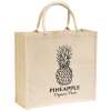 View Image 1 of 2 of Broomfield Cotton Tote Bag - Natural - Printed