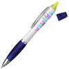 View Image 1 of 2 of Curvy Pen with Highlighter - Digital Print