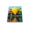 View Image 1 of 1 of A5 Personalised Wire Notebook - Hot Air Balloon