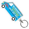 View Image 1 of 1 of DISC Promotional Shaped Keyring - Van - Digital Print
