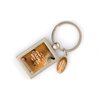 View Image 1 of 1 of DISC Rectangular Domed Keyring - Full Colour