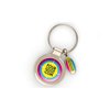 View Image 1 of 1 of DISC Round Domed Metal Keyring - Full Colour