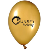View Image 1 of 3 of Promotional Balloons 12" - Metallic