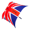 View Image 1 of 3 of Quadbrella Umbrella - Union Jack Design