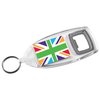 View Image 1 of 1 of DISC Bottle Opener 200 Keyring - Union Jack