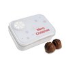 View Image 1 of 1 of DISC Lily O'Brien's Chocolate White Sweet Tin - Christmas