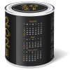 View Image 1 of 1 of DISC Calendar Desk Tidy Tin - Gourmet Jelly Beans