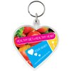 View Image 1 of 3 of Promotional Shaped Keyring - Heart - Digital Print