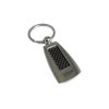 View Image 1 of 1 of DISC Carbon Fibre Metal Keyring