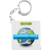 View Image 1 of 1 of Spirit Level Tape Measure Keyring - Digital Print