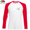 View Image 1 of 1 of Fruit of the Loom Baseball T-Shirt - Long Sleeves