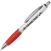 View Image 1 of 3 of DISC Curvy Metal Pen - White