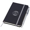 View Image 1 of 3 of Noir A6 Notebook with Reno Pen