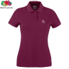 View Image 1 of 3 of Fruit of The Loom Women's Value Polo Shirt - Printed