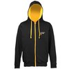 View Image 1 of 10 of AWDis Varsity Zipped Hoodie - Embroidered