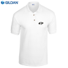 View Image 1 of 1 of DISC Gildan DryBlend Jersey Polo - White - Print
