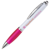 View Image 1 of 7 of DISC Curvy Pen - White - 1 Day