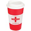 View Image 1 of 1 of Americano Travel Mug - Football Design