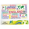 View Image 1 of 1 of Brite-Mat Mousemat - World Football Design